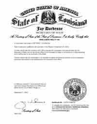 Louisiana Certificate of Good Standing | Harbor Compliance