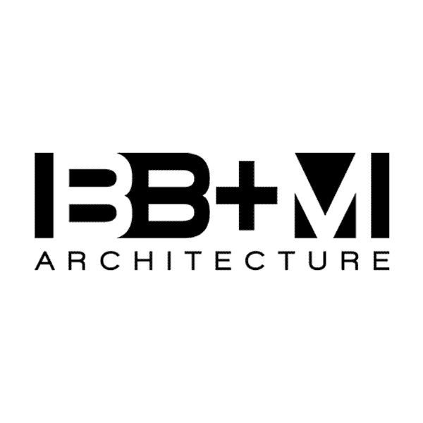 A logo of BB+M Architecture